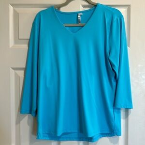 Lulu-B size L spf blue blouse